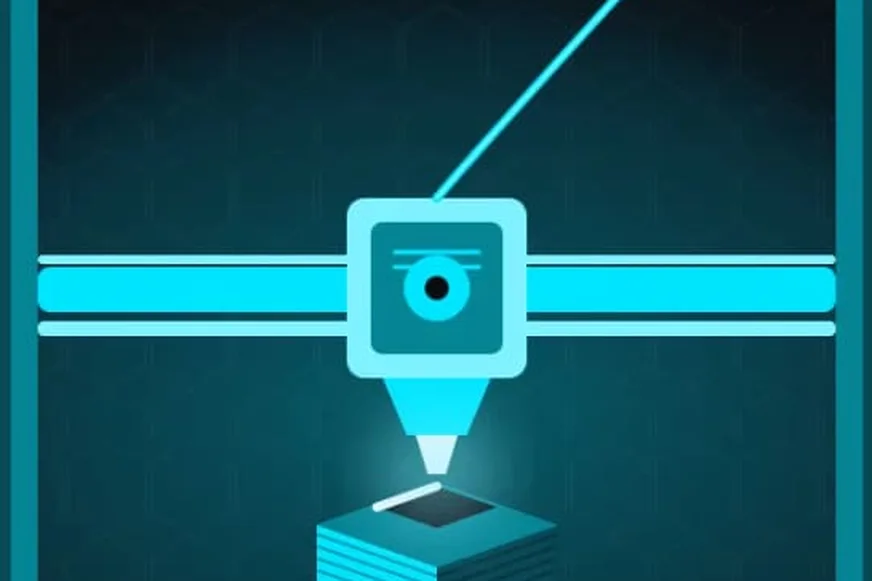 Detail: A 3D printer illustration from The Spool List spare-parts market